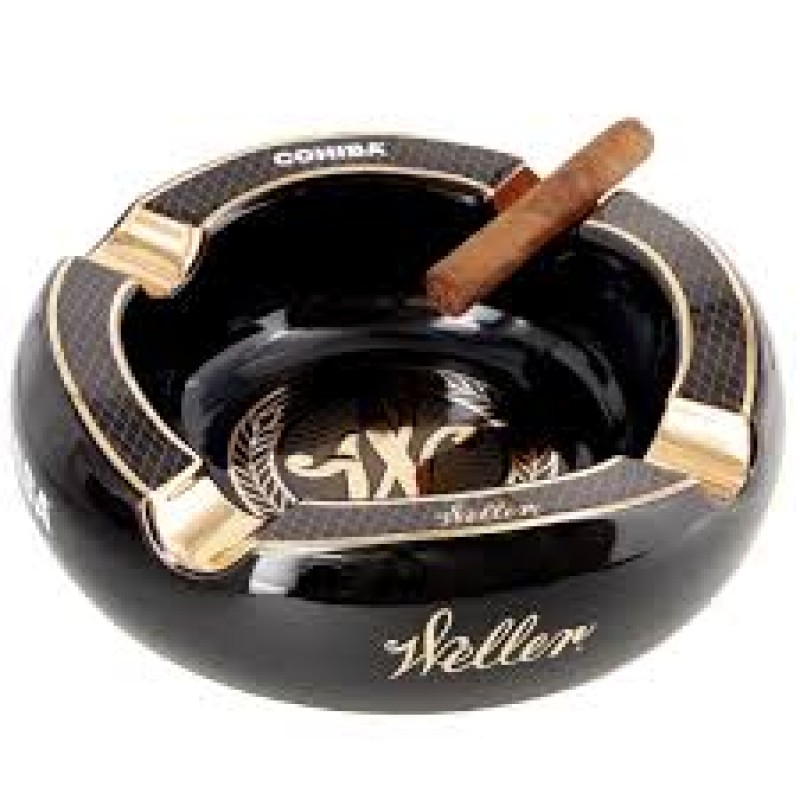ADV WELLER BY COHIBA  ASHTRAY BLACK