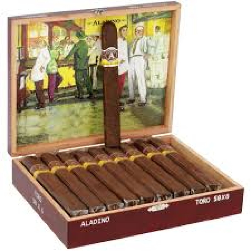 ALADINO TORO BOX PRESSED MADURO  50 X 6 20 CT BOX