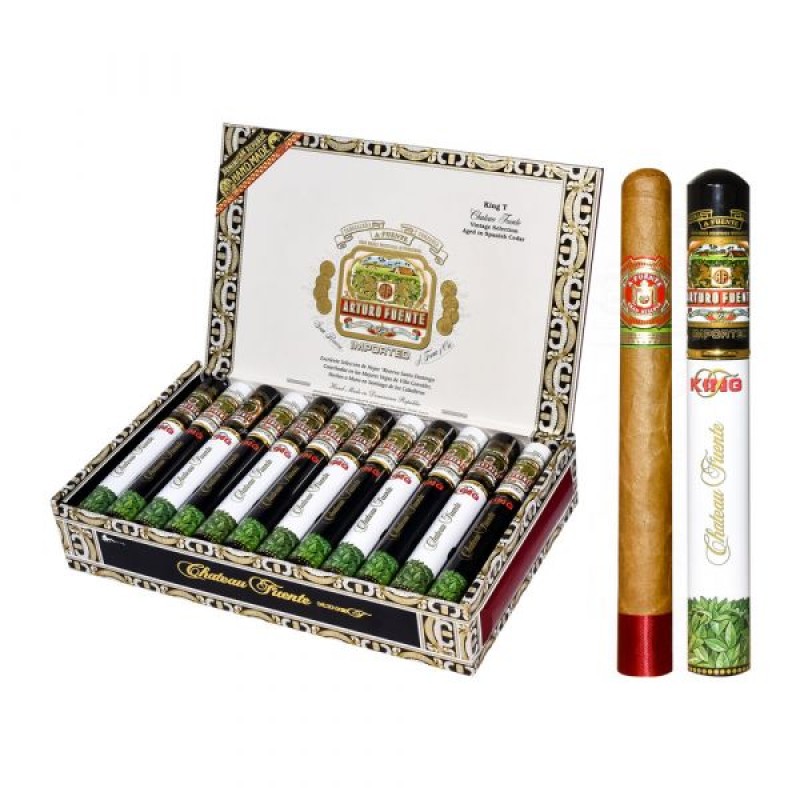 ARTURO FUENTE CHATEAU FUENTE KING T ROSADO NATURAL 24 CT BOX.