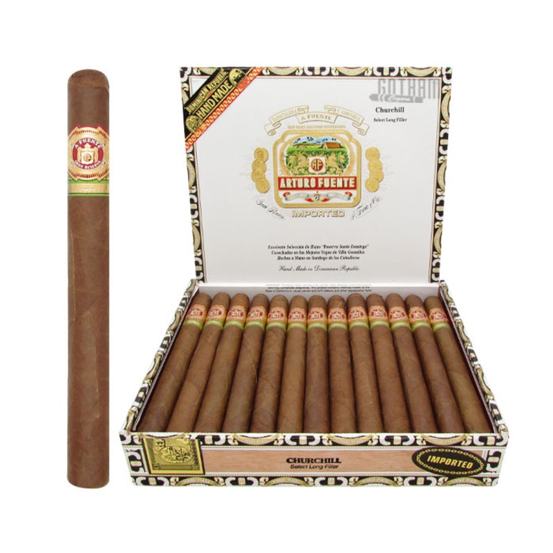 ARTURO FUENTE CHURCHILL NATURAL 25 CT BOX 7.25X 48.
