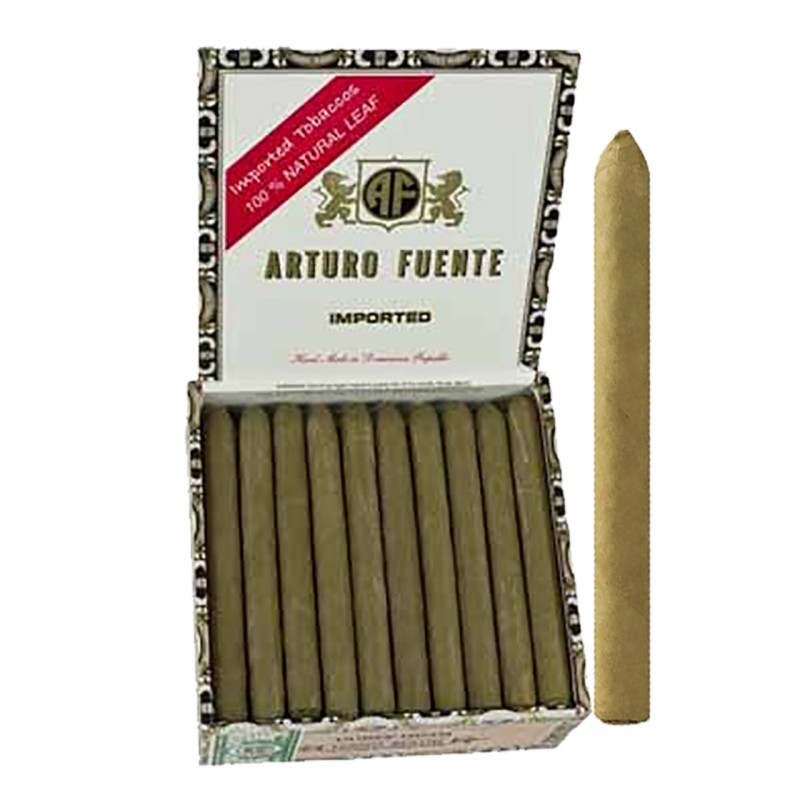 ARTURO FUENTE CURLY HEAD NATURAL 40 CT BOX 6.50X40 (1/40)