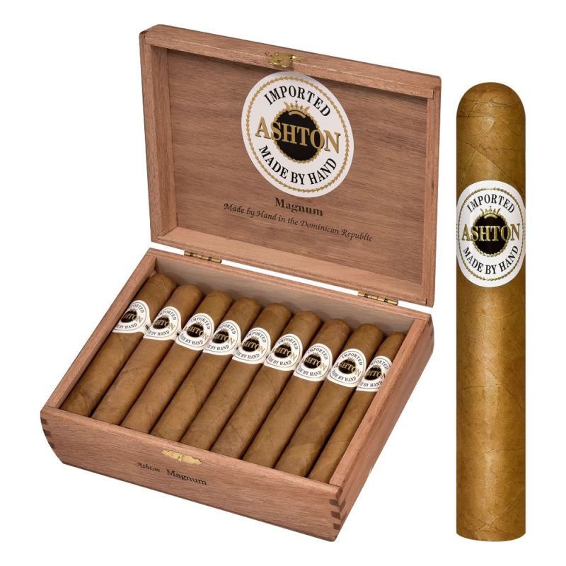 ASHTON DOUBLE MAGNUM  CEDAR AGED 25 CT BOX