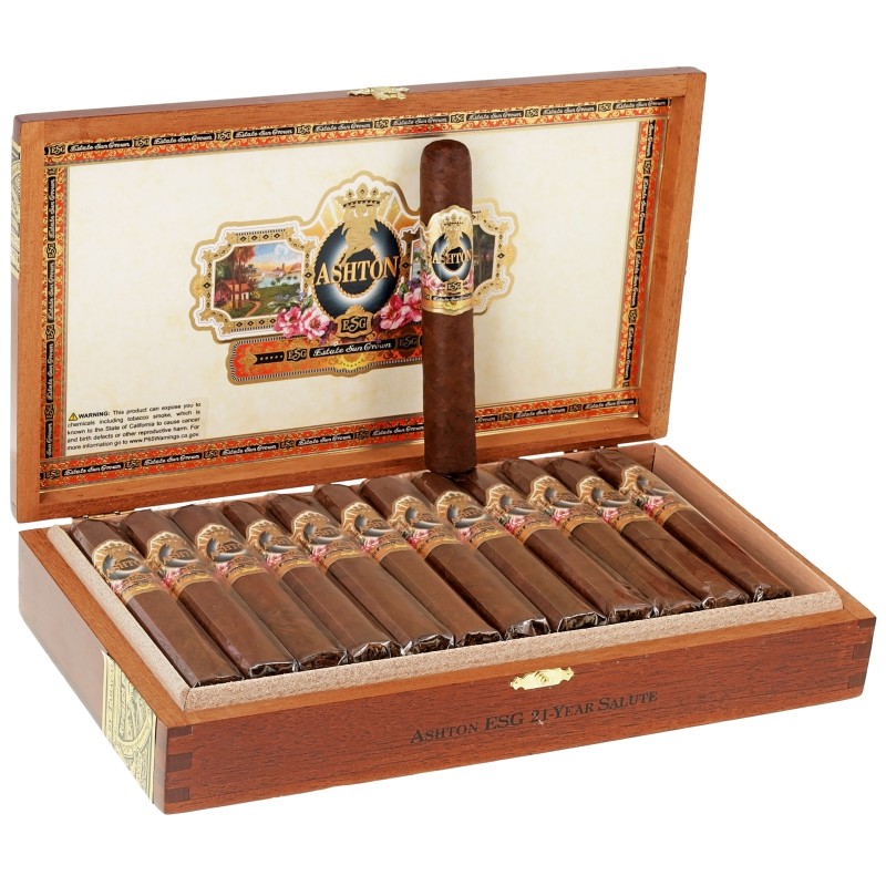ASHTON ESG 21 YEAR SALUTE 25 CT BOX