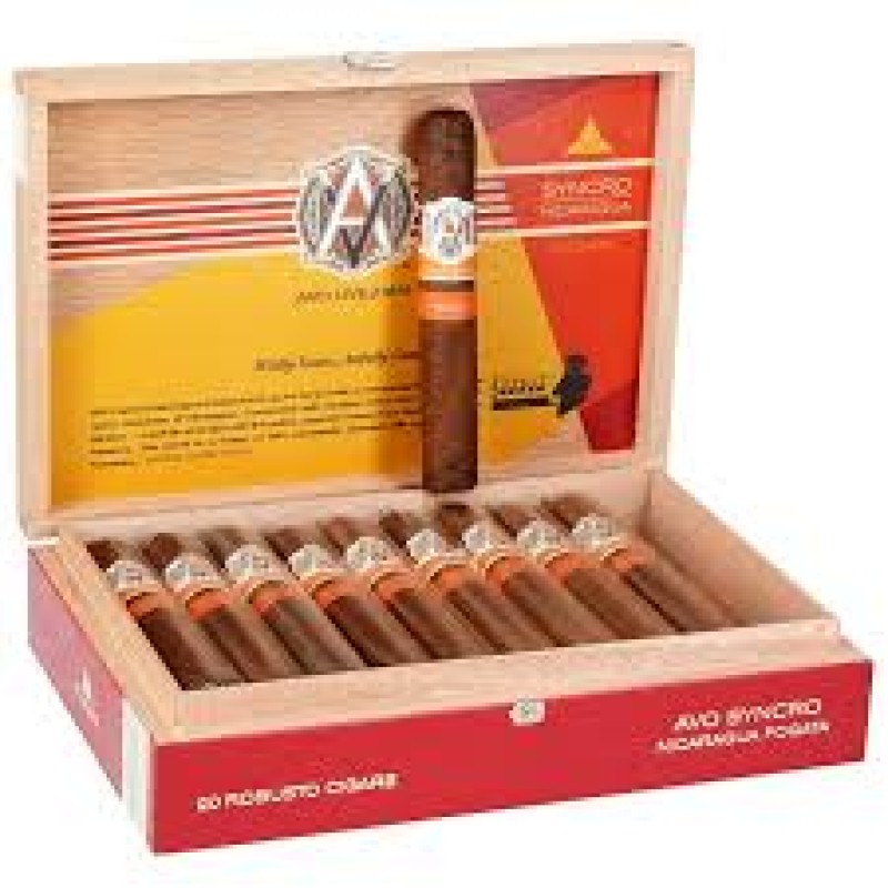 AVO SYNCRO NICARAGUA FOGATA ROBUSTO 20 CT BOX