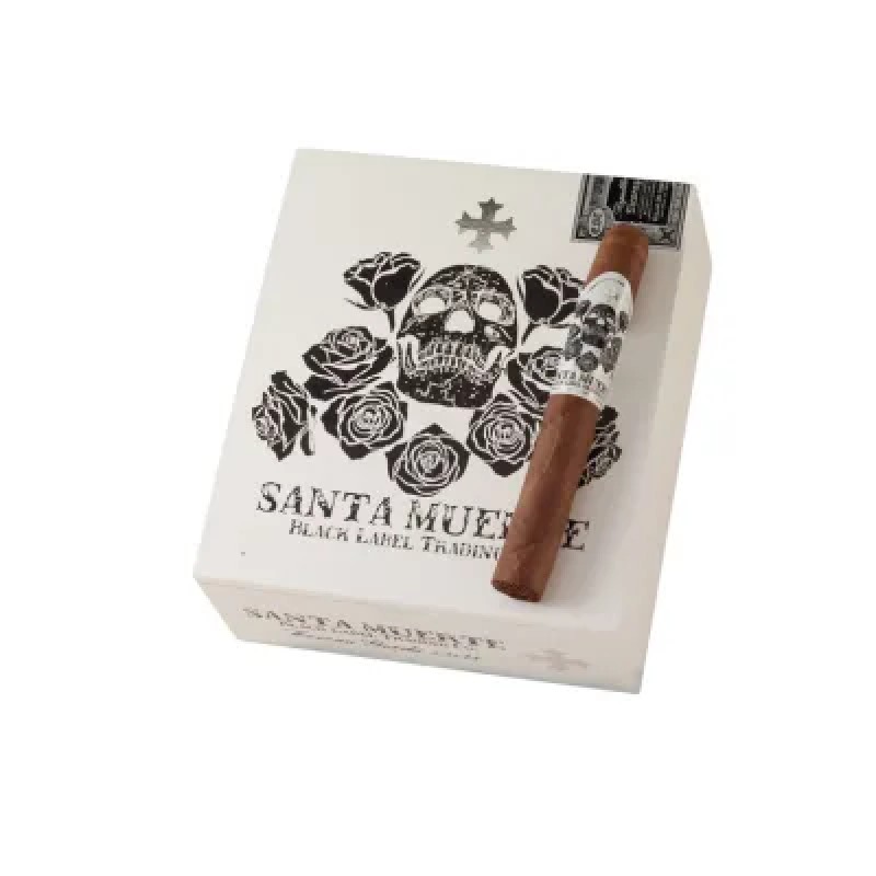 BLACK LABEL SANTA MUERTI CORONA GORDA  20 CT BOX