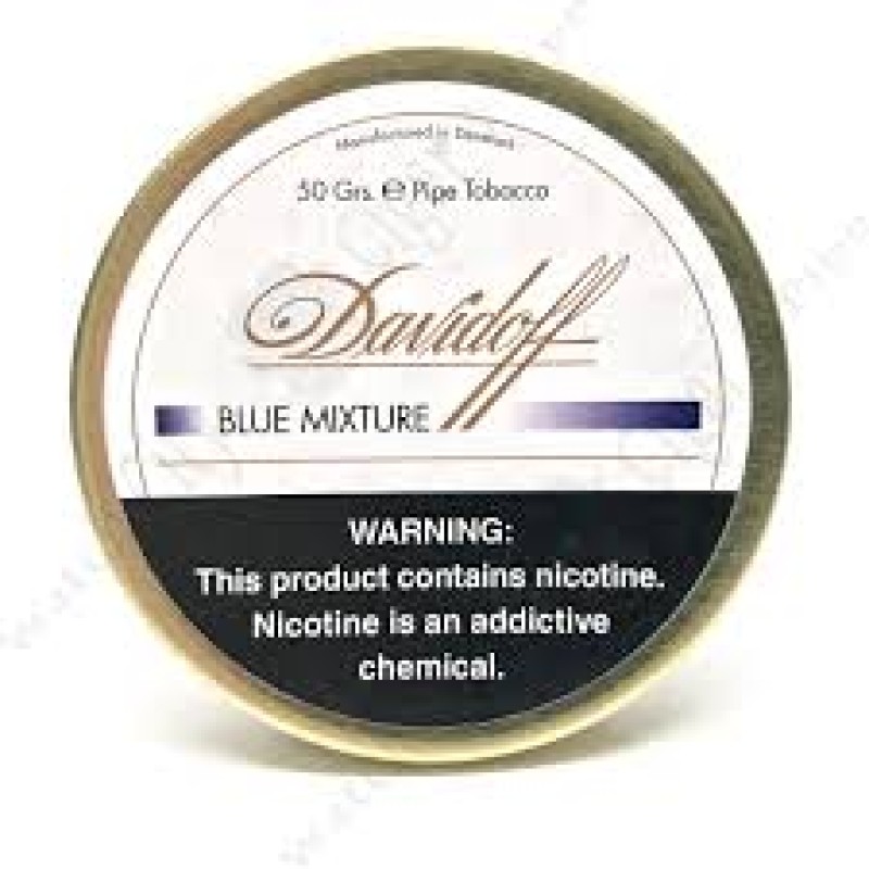 DAVIDOFF BLUE MIXTURE US 50 GRAMS EACH TIN