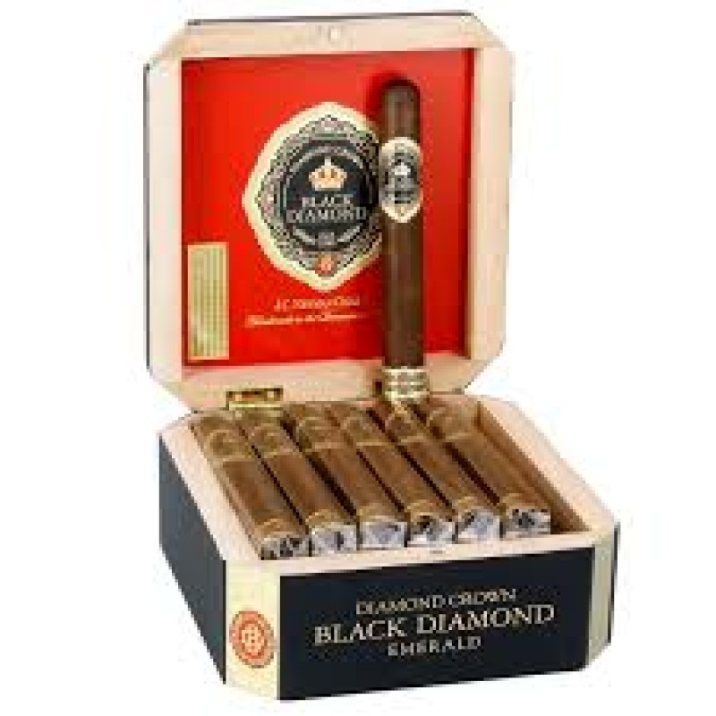 DIAMOND CROWN BLACK DIAMOND EMERALD 20 CT BOX