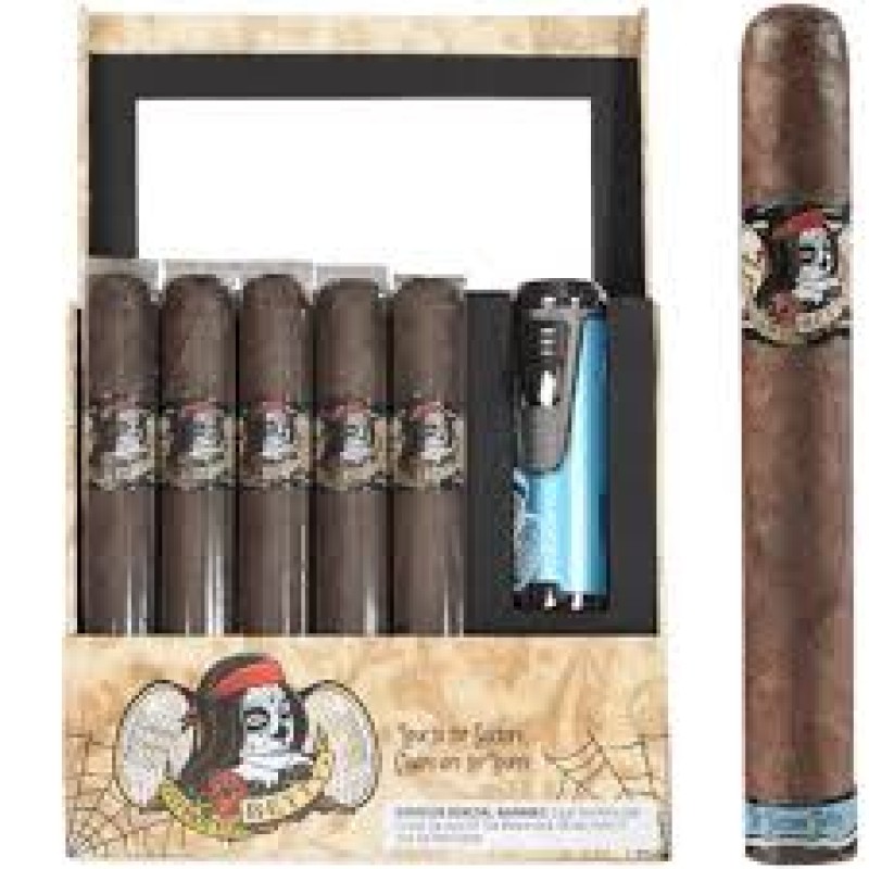 DREW ESTATE  DEADWOOD FAT BOTTOM BETTY TORO GIFT SET  5 CT