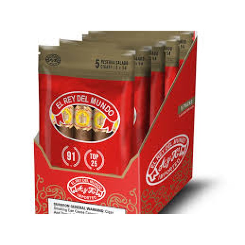 EL REY DEL MUNDO RESERVA  POUCH DISPLAY 5 PACK / 5 CIGAR PER PACK