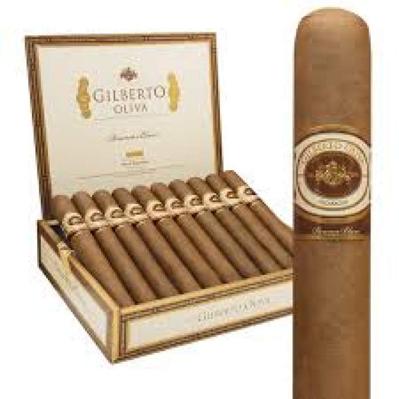GILBERTO OLIVA RESERVA BLANC ROBUSTO 20 CT. BOX 5.00X50