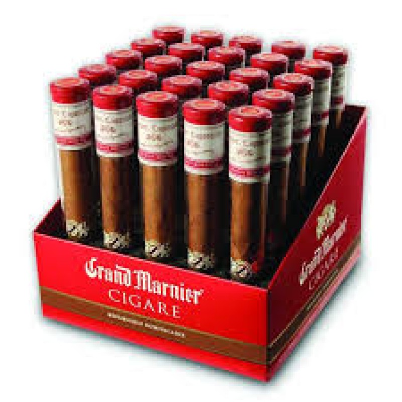 GRAND MARNIER CIGARE 6X52 TORPEDO COROJO WRAPPER