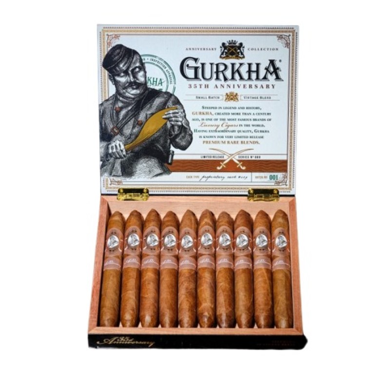 GURKHA 35TH ANNIVERSARY TORPEDO  20 CT BUNDLE