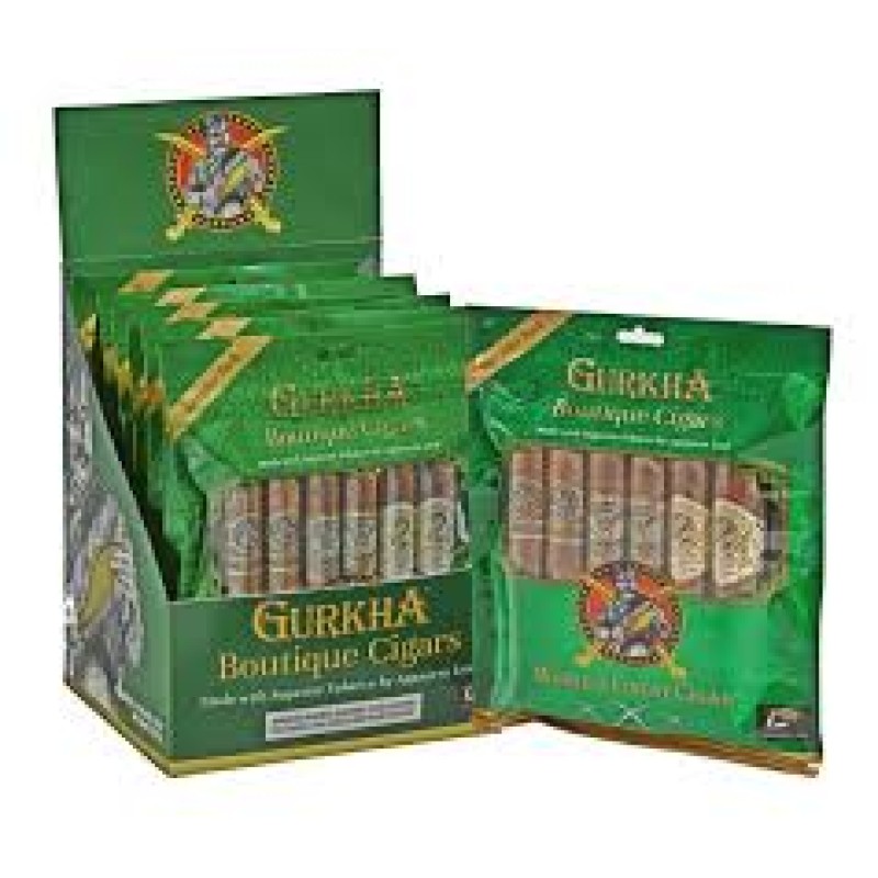 GURKHA BOUTIQUE BOX WITH 8 BAGGEISE