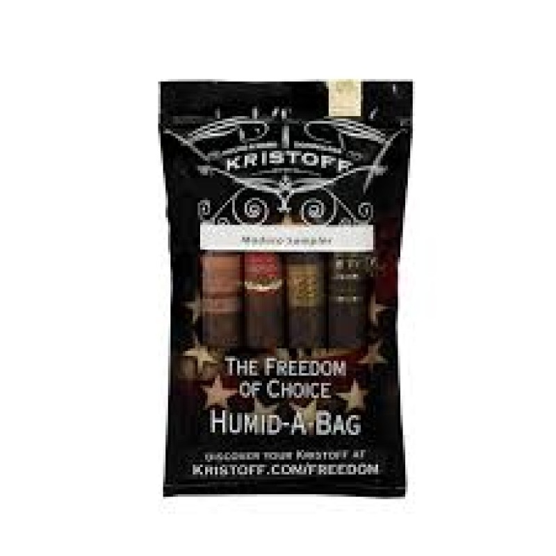 KRISTOFF BEST OF THE BOLD HUMIDA PACK SAMPLER 4X10= 40 CT BAGS