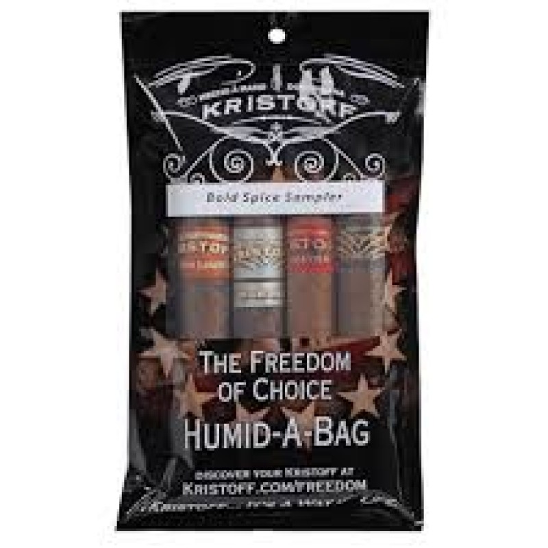 KRISTOFF BOLD SPICE  HUMIDA PACK SAMPLER 4X10 = 40 CT BAG