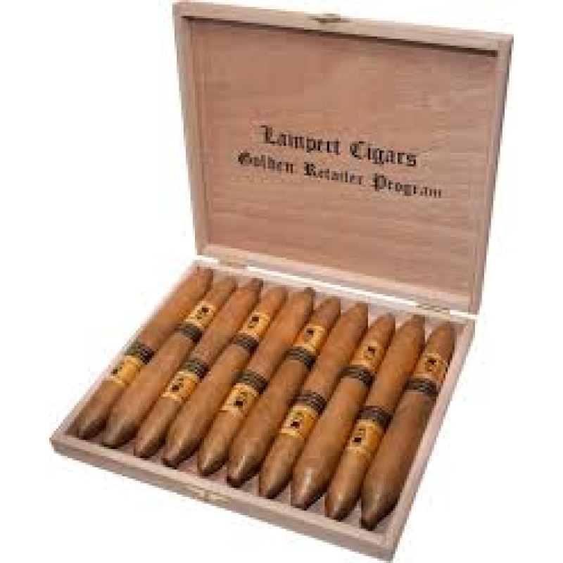 LAMPERT CIGARS GOLDEN RETAILER PROGRAM 10 CT BOX