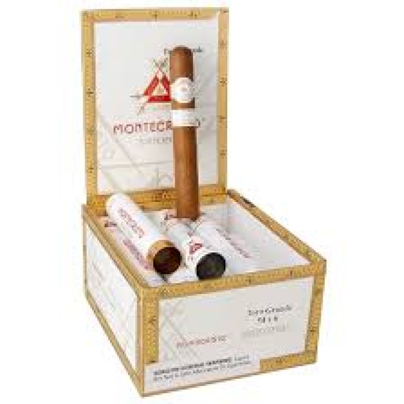 MONTECRISTO WHITE TORO GRANDE  54X6 15 CT BOX.