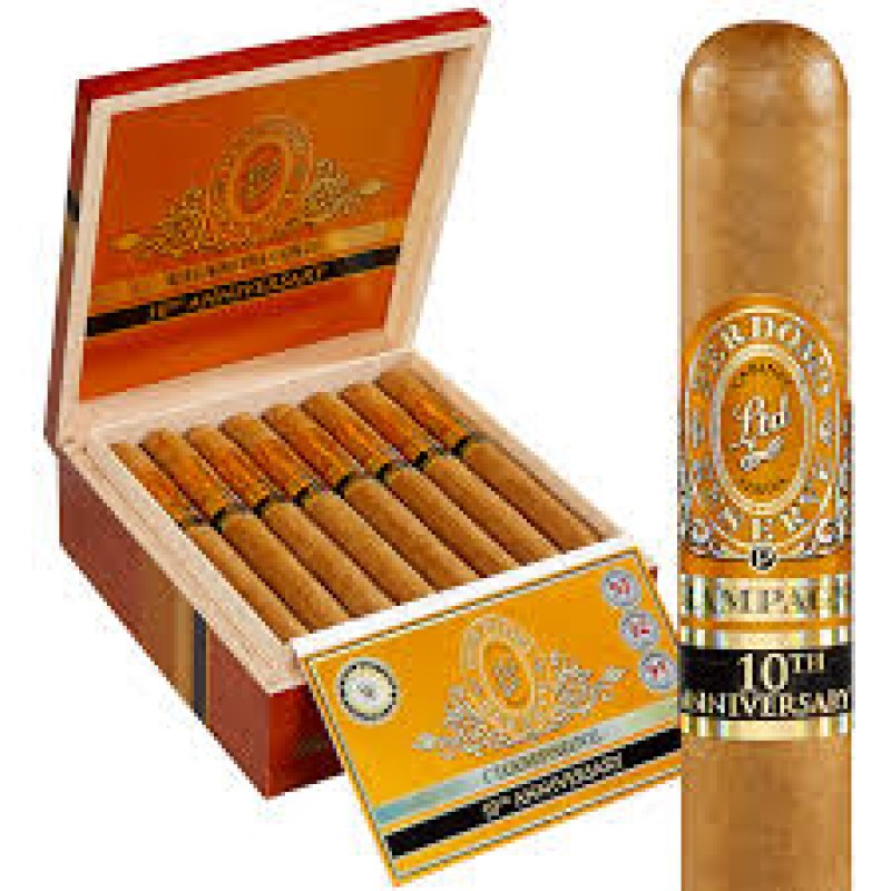 PERDOMO 10TH ANNIVERSARY CHAMPAGNE CHURCHILL 25 CT. BOX 7.00X54