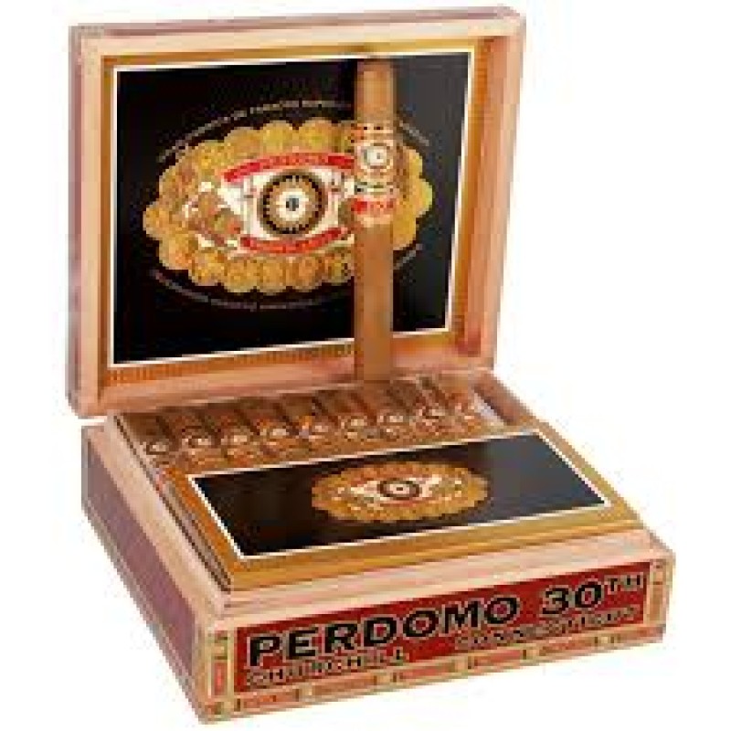 PERDOMO 30TH ANNIVERSARY CHURCHILL 30 CT BOX  CONNECTICUT