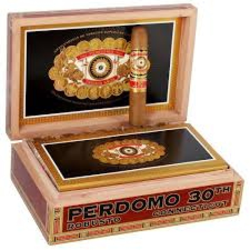 PERDOMO 30TH ANNIVERSARY ROBUSTO 30 CT BOX  CONNECTICUT