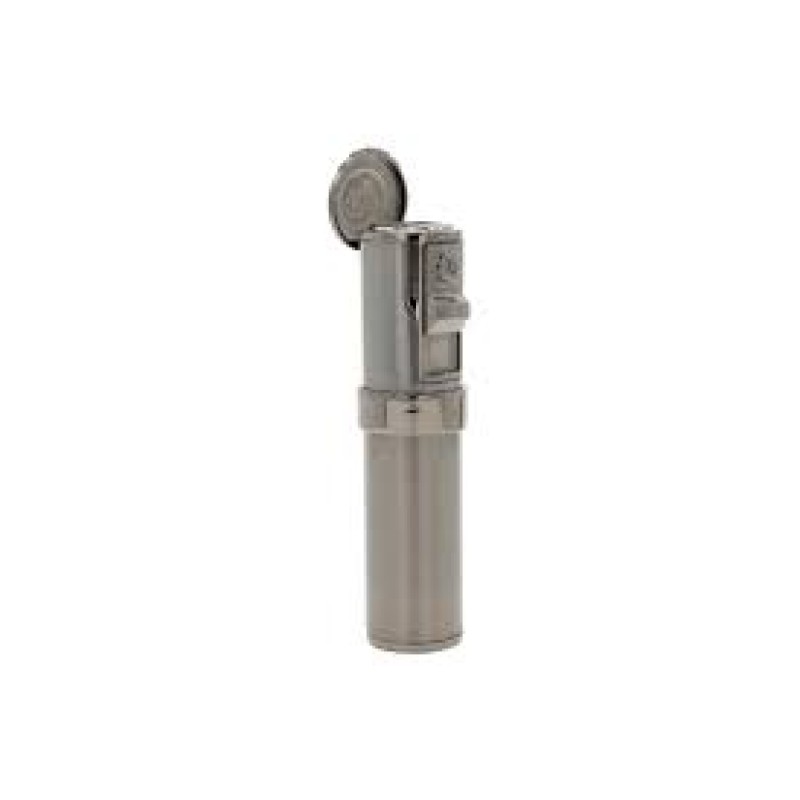 ROCKY PATEL DIPLOMAT II 5 TORCH TABLE TOP WITH PUNCH CUTTER GUNMATEL