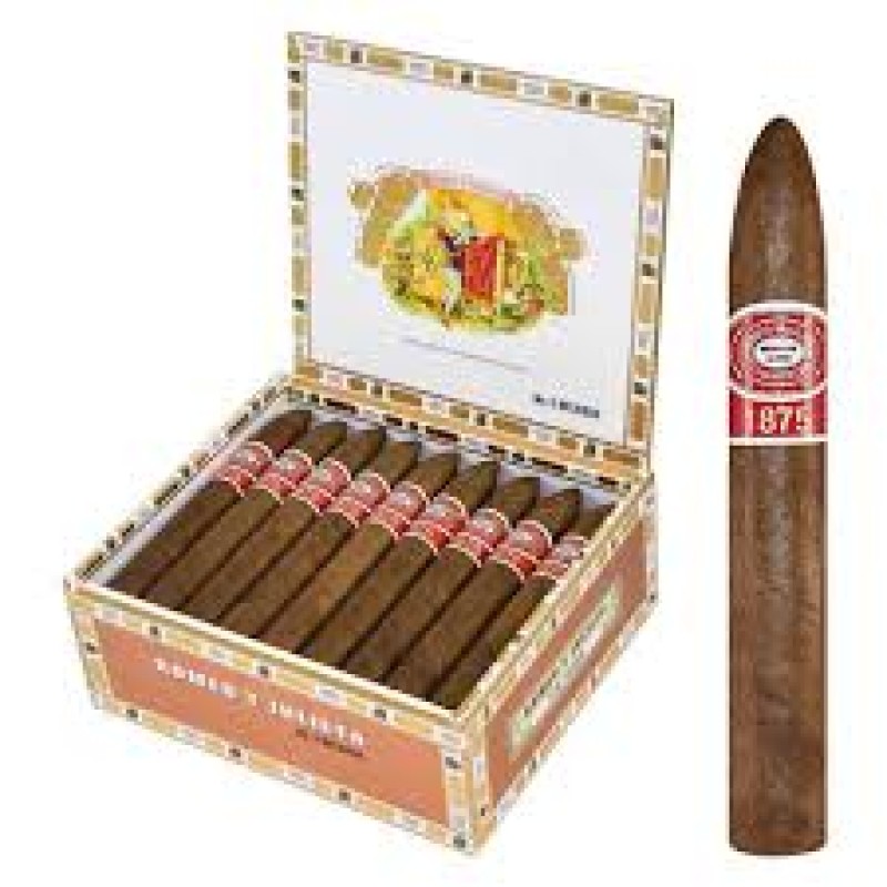 ROMEO Y JULIETA 1875 BELICOSO 52X6.25 25 CT BOX.