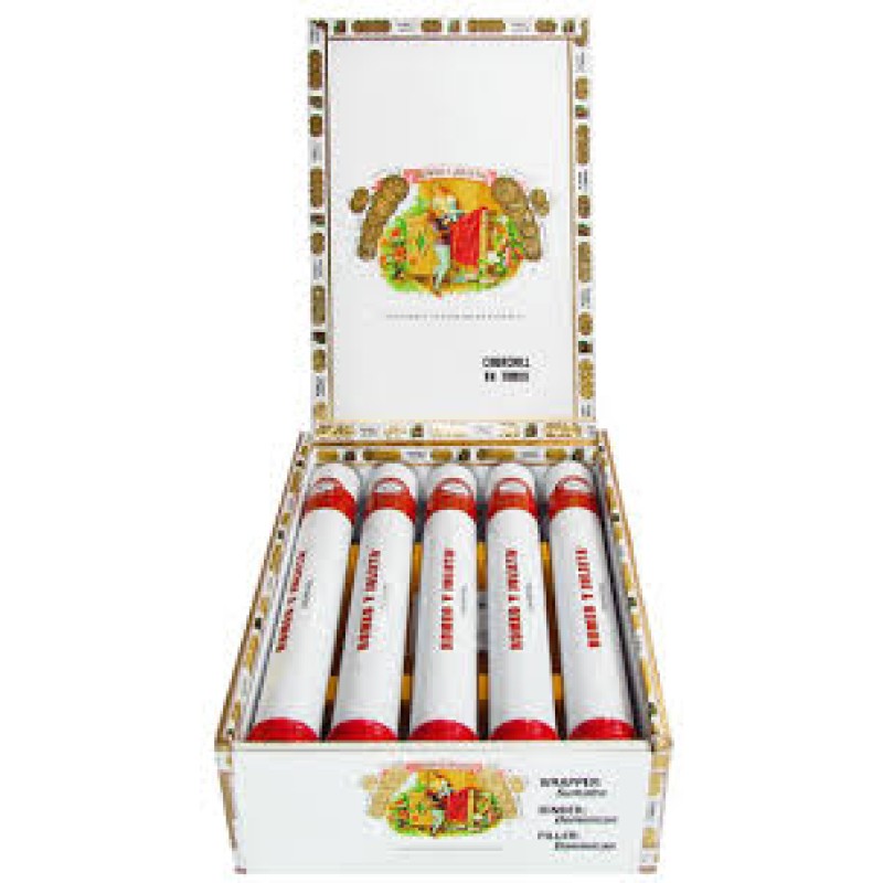 ROMEO Y JULIETA 1875 CHURCHILL TUBOS 50X7 10 CT BOX.