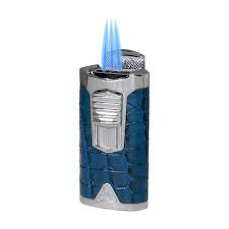 RP STATESMEN 3 FLAME- BRUSH NICKLE AND BLUE LEATHER