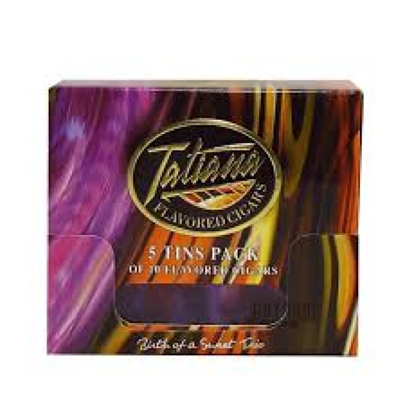 TATIANA TRIO MINI GROOVY BLUE 5/10 TINS 50 CT PACK