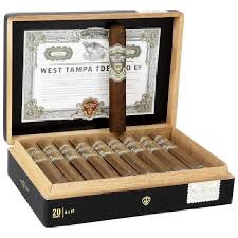 WEST TAMPA TOBACCO COMPANY BLACK GIGANTE  20 CT BOX
