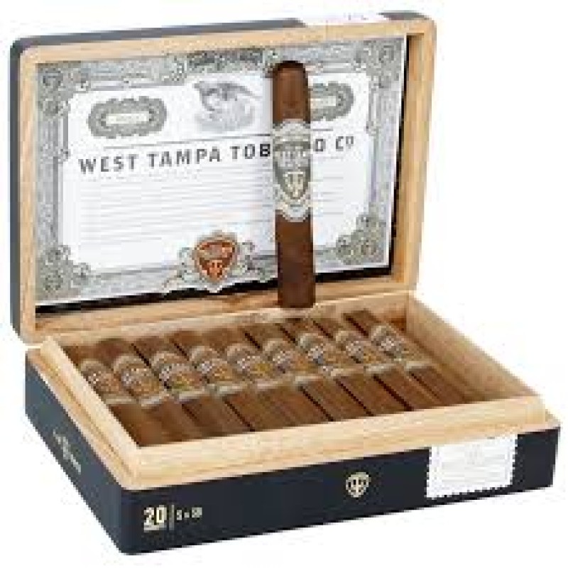 WEST TAMPA TOBACCO COMPANY BLACK  ROBUSTO 20 CT BOX