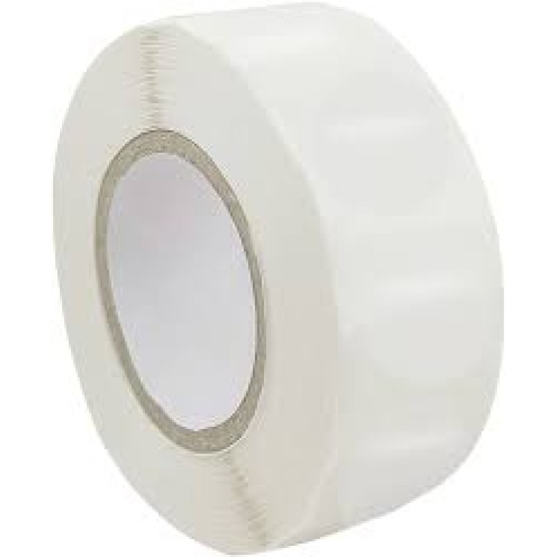 WHITE POUCH CLOSURE TABS 1000 PCS